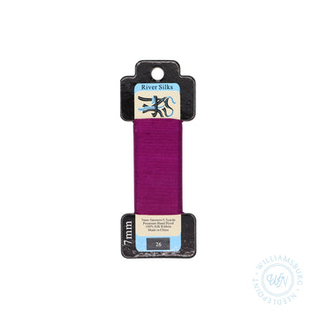 Silk Ribbon 7mm 26 Imperial Purple