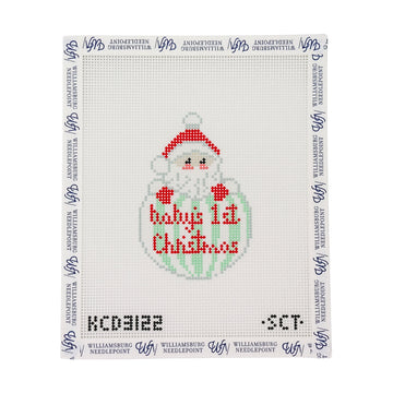 Baby's First Christmas Santa - Green