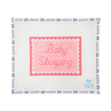 Baby Sleeping Pink Scallops