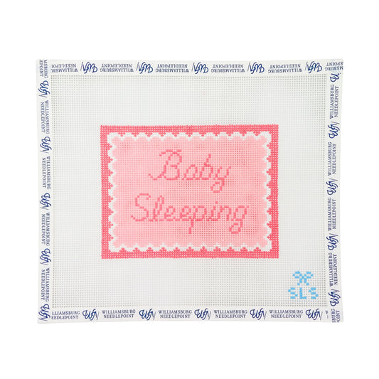 Baby Sleeping Pink Scallops