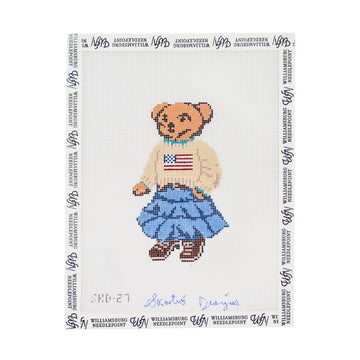 Girl Flag Sweater Bear