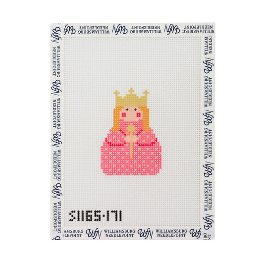 Pink Angel With Gold Crown
