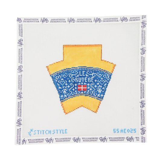 3D Wedge of Gruyere Cheese