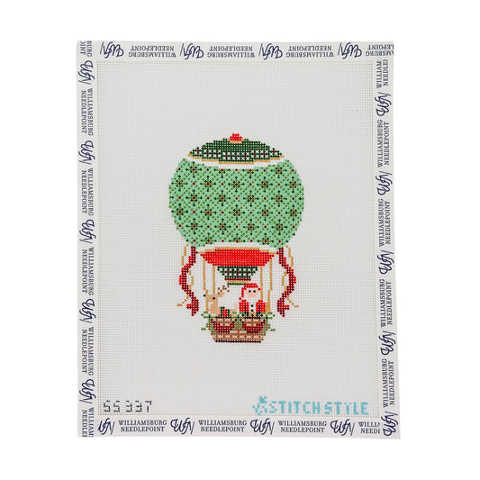 Christmas Hot Air Balloon With Santa