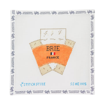 3D Wedge of Brie Cheese