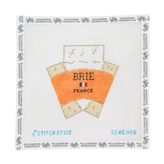 3D Wedge of Brie Cheese