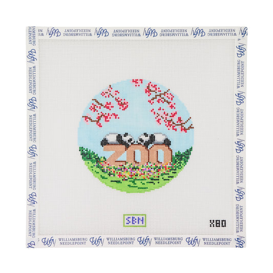 Pandas & Zoo With Cherry Blossoms