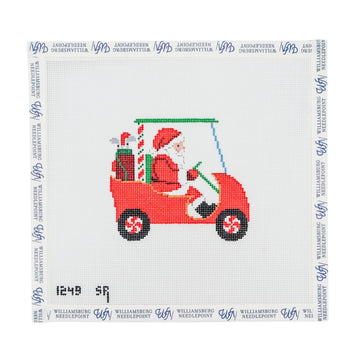 Golf Cart Santa
