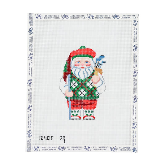 Golfing Santa