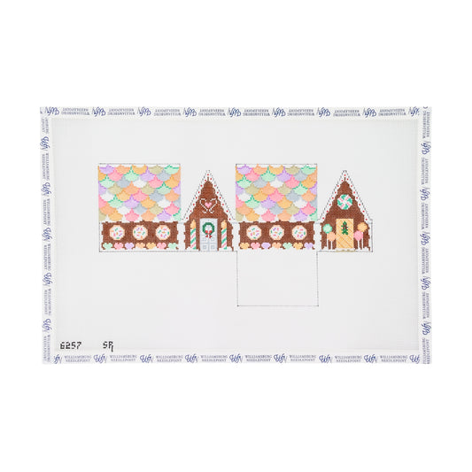 Neccos and Candy Heart 3D Gingerbread House