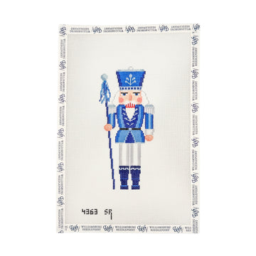 Nutcracker Blue, White & and Silver Guard