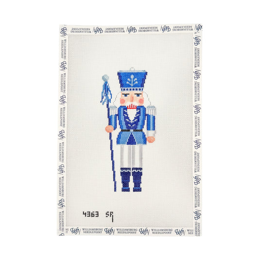 Nutcracker Blue, White & and Silver Guard
