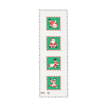 Tumbling Santas Coaster Set