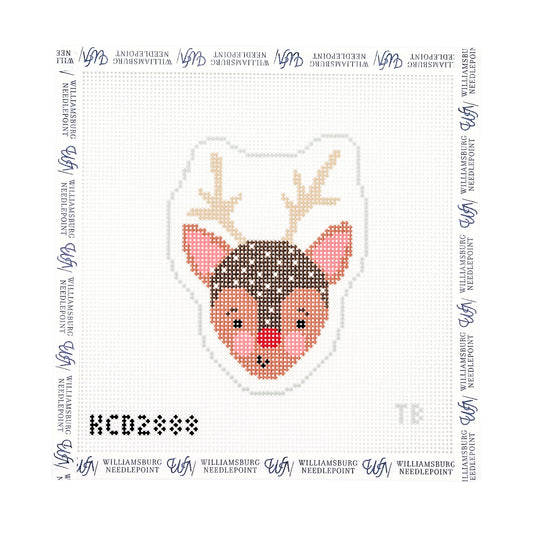 Reindeer Nutcracker Face