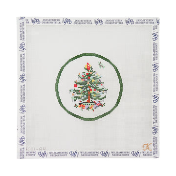 Transferware Christmas Plate