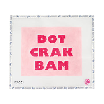 Dot Crak Bam Mahjong Tile Pouch - Pink