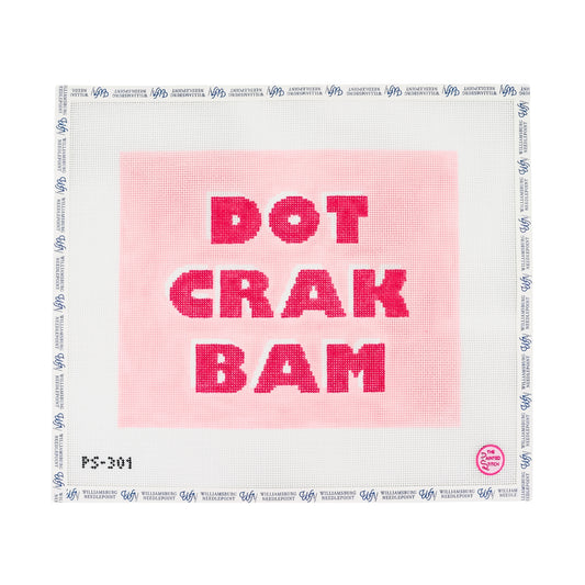 Dot Crak Bam Mahjong Tile Pouch - Pink