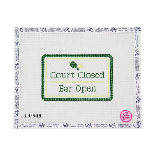 Court Closed, Bar Open - Pickleball