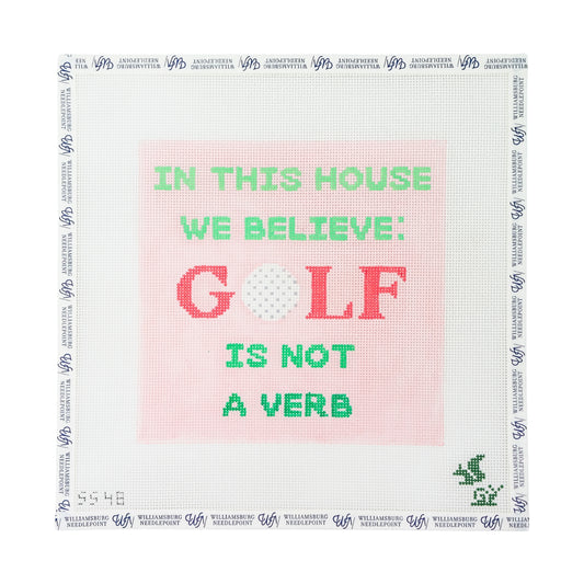 Golf Is Not A Verb