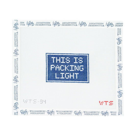This is Packing Light Luggage Tag