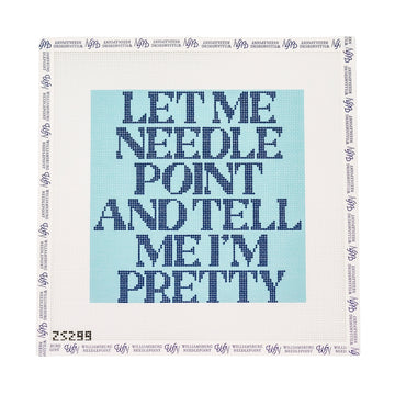 Let Me Needlepoint - Light Blue